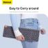Baseus K01B Wireless Tri-Mode Keyboard (Bluetooth 5.0 & Wireless 2.4G) | Silent English Layout Keyboards - Grey